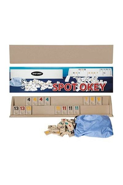 Spot Large Size Plastic Okey Set