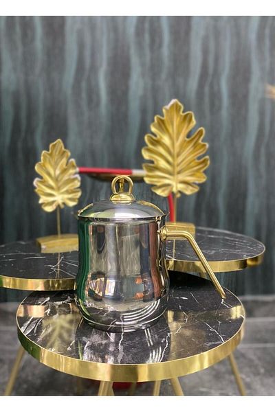 ERENA 1.5 Liter Milk Pot with Steel Cup - Gold