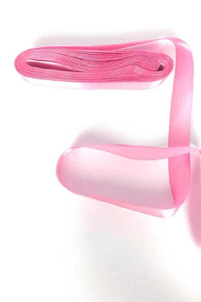 serap çiçekçilik Ροζ Σατέν Κορδέλα 2,5 εκ. Στολισμός Κορδέλα Συσκευασίας Κορδέλα 10m Ροζ Σατέν Κορδέλα Συσκευασίας