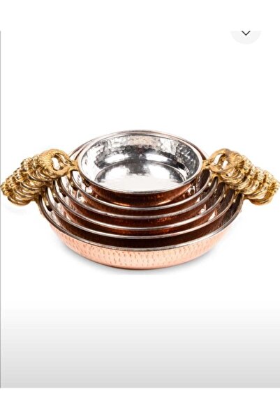 Hançer bakırcılık 6 Parça Sahan/tava Seti