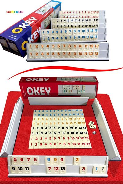 CARTOON Spot Plastic Okey Team Large Size 44cm Cue Size 1St Grade Plastic Stone