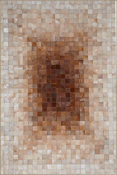 Rugs Modern Halı Kari Kahverengi Temalı Dokuma Taban Halı ve Yıkanabilir Halı...