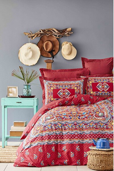 Karaca Home Mihver Pano Ranforce Cotton Double Duvet Cover Set