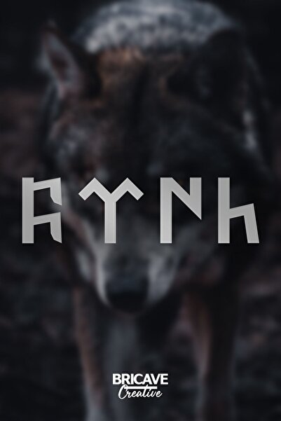 Bricave Göktürkçe Türk Araba-motosiklet Sticker 18x5cm