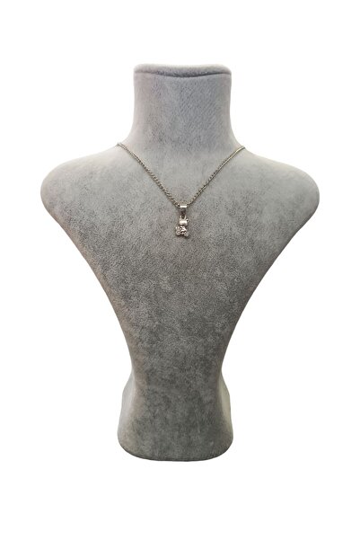 Mos Tespih Kedi Figürlü Minimalist Kolye