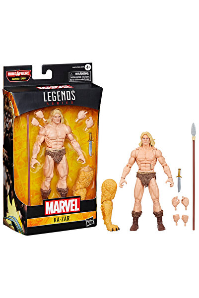 Hasbro Marvel Legends Ka-Zar (Comics) Aksiyon Figürü (Marvel's Zabu BAF)