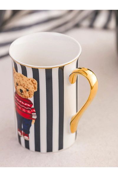 LC Waikiki Lcw Home Teddy Bear Printed Porcelain Mug 363 ml