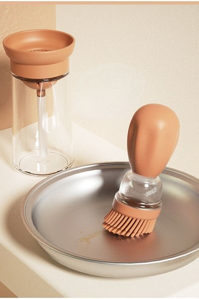 safestore Glass Bowl Bottle Silicone Oil Sauce Egg Brush Oiling Brush