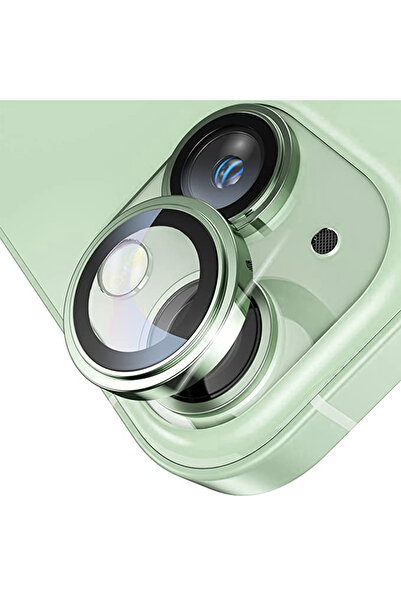 Evax (METAL LENS) Iphone 15 / 15 Plus Uyumlu Kamera Koruyucu Lens Mercek Meta...