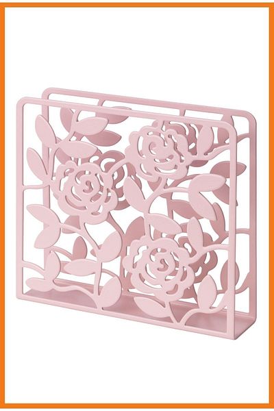 IKEA Napkin Holder Light Pink Meridyendukkan 16x16 cm Paper Napkin Holder