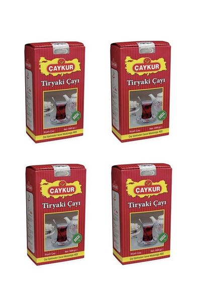 Çaykur Black Tiryaki Bulk Tea - 1 Kg, 4 Pieces