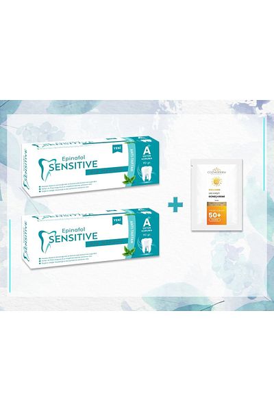 Epinafol Sensitive A Plus Toothpaste 2 Pack Cozmoderm Sunscreen Gift
