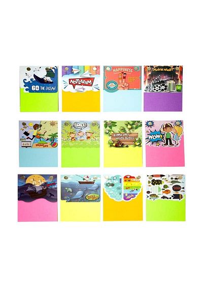 ileri grup 1 Rainbow Notepad A6 Size 100 Sheets