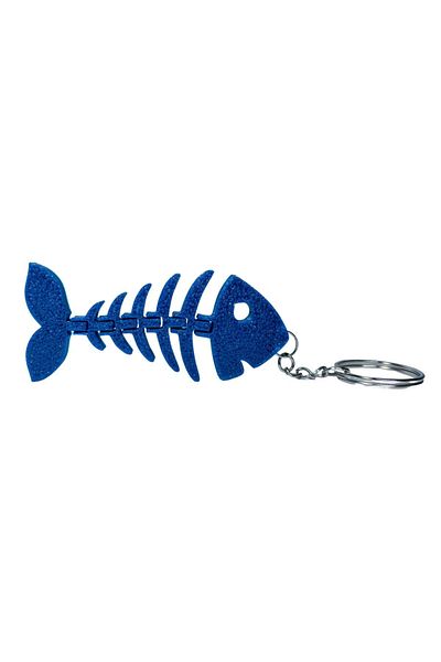 Tesseract Navy Blue Movable Anchovy Keychain
