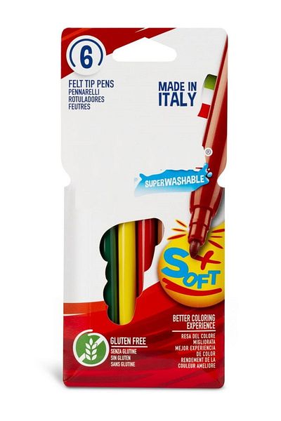 ileritoys Gluten Free 6-Piece Felt Tip Pen