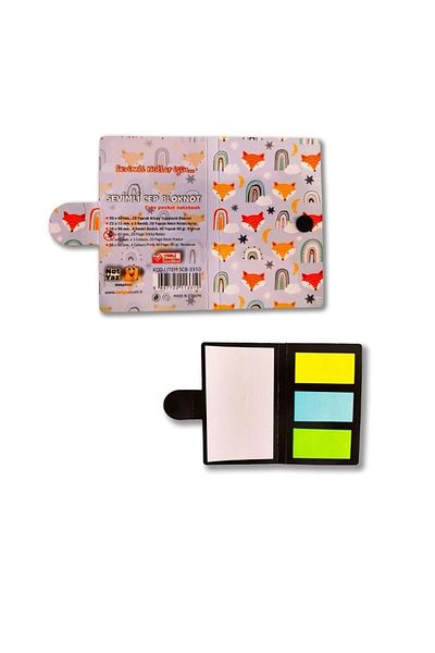 ileri grup Mini Pocket Adhesive Notebook (Memo Pad) (Fox)
