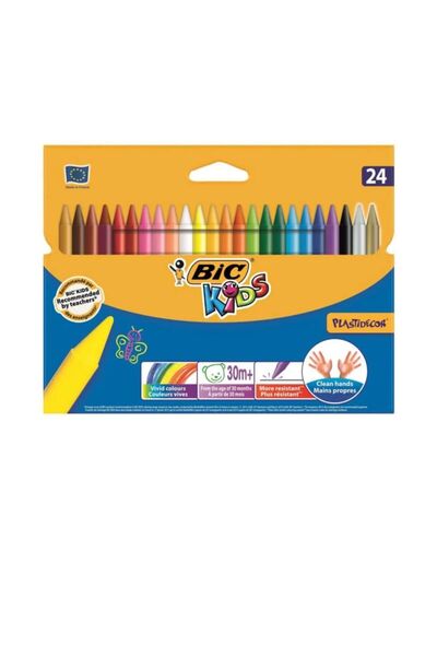 Bic Silinebilir Pastel ( Mum ) Boya 24'lü
