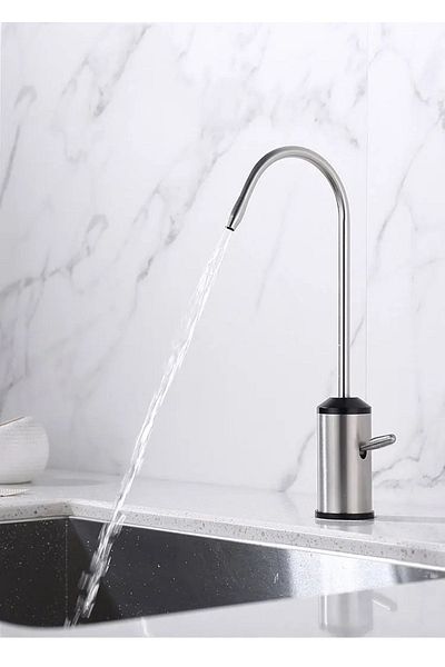 OEM Water Purification Tap - Matte Chrome Nickel, Special Handle, New Built-in Model