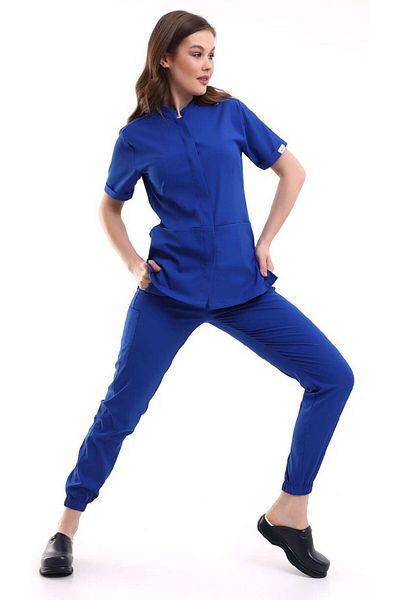 PERSONELİTY V-Flex Lycra Doctor and Nurse Uniform - Lower and Upper Set