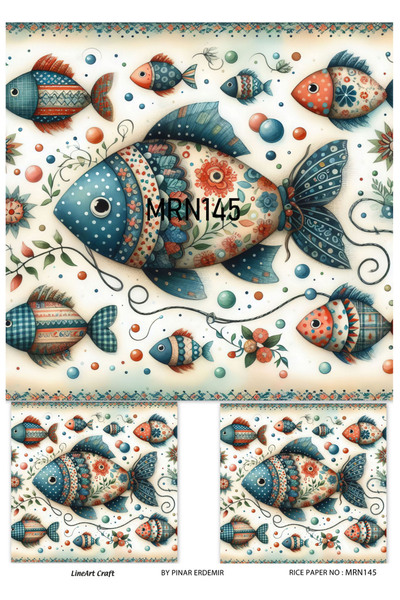 LİNEART Marine Serisi MRN145 Pirinç Dekopaj 30*42 cm