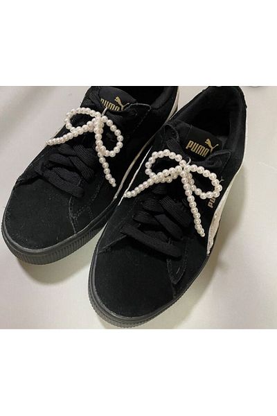 SmY Bag Cream Color Design Pearl Shoe Accessory