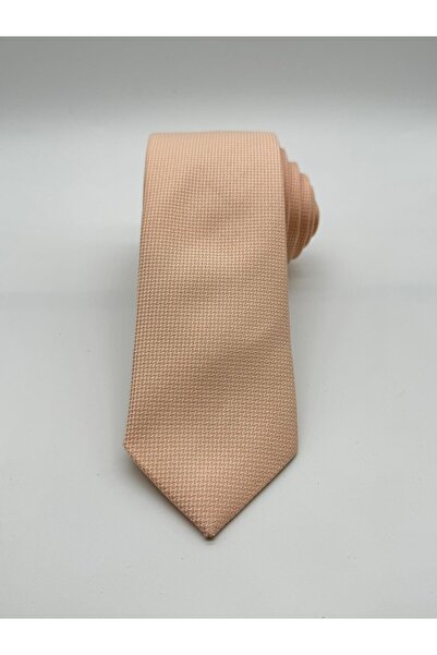 HARES Limited Edition Salmon Eyelet Hand Sewn Tie & Handkerchief