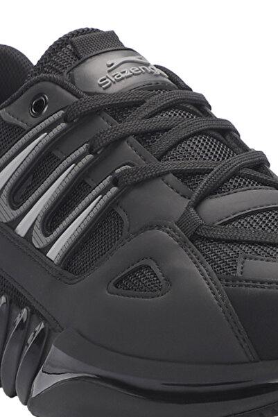 Slazenger ZALAR Erkek  Siyah / Koyu Gri Koşu & Yürüyüş Spor Ayakkabısı