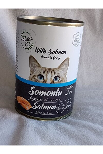 natura Eco Pet Somonlu Yetişkin Konserve Kedi Maması 400 Gr.