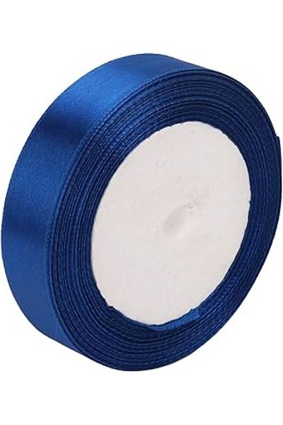 serap çiçekçilik 20 Yards Saks Blue - Φαρδιά Σατέν Κορδέλα, 2,5 cm