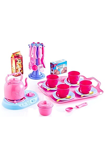 Realx Selena 30 Parça Büyük Çay Vakti Tepsili Çocuk Oyuncak Yerli Üretim Tse-en Ce Belgeli