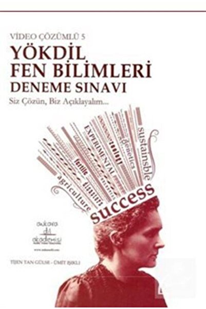 Ankara Dil Akademisi Video Çözümlü 5 YÖKDİL Fen Bilimleri Deneme Sınavı / Ankara Dil Akademisi / 9786056619076