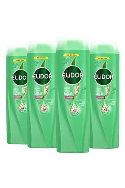 Rose Elidor Sağlıklı Uzayan Saçlar Için Şampuan 650 ml X4