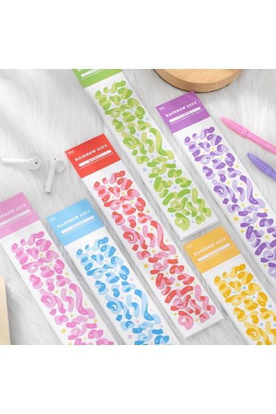 Kpop Dünyasi Ribbon Decoration Sticker 2023