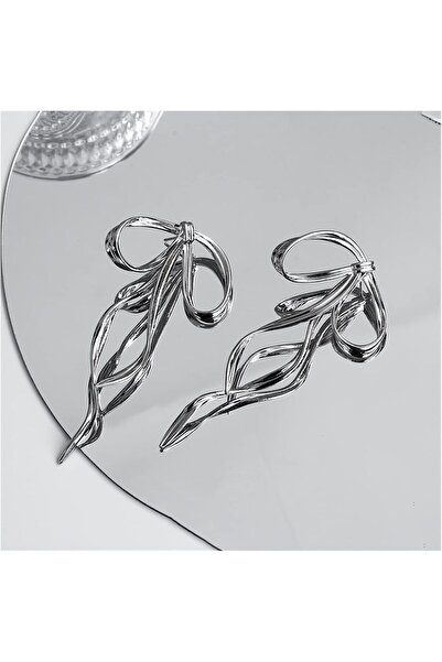 PSGT K14 Fiyonk Kurdele Küpe - 5cm