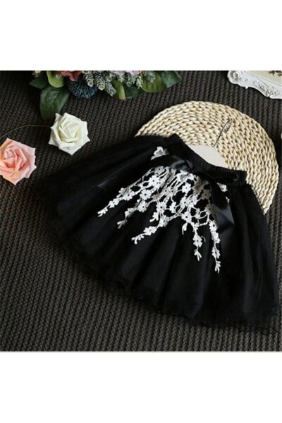 girls boys kids Set 2 piese fuste negre pentru fete