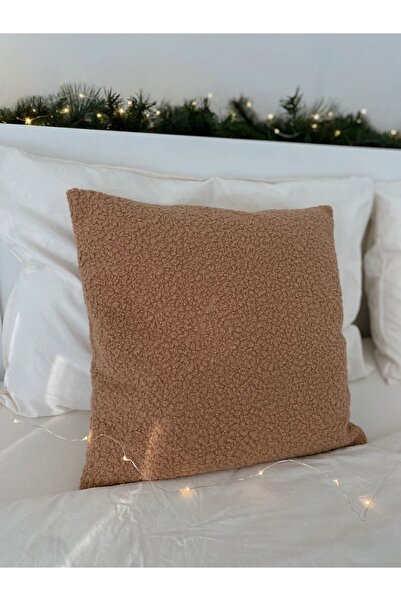 bohemoon Brown Teddy Square Throw Pillow - 45x45