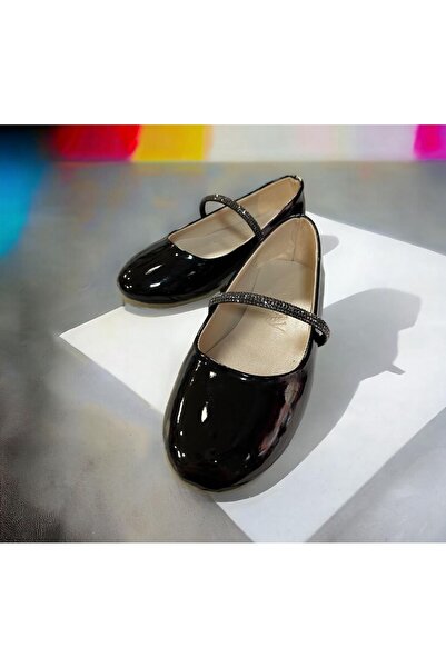 Nehir Babet Siyah rugan kız çocuk babet