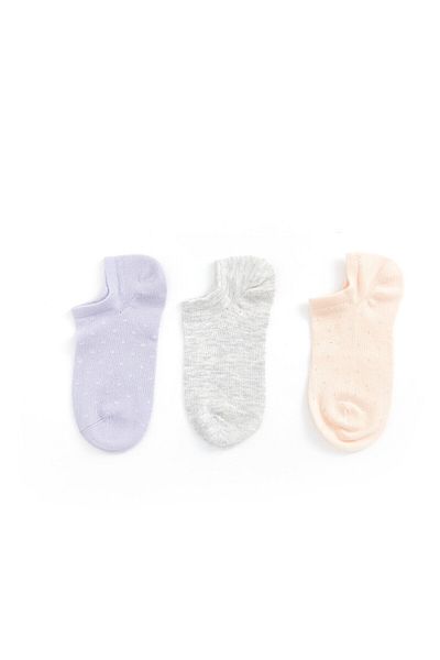 LC Waikiki LCW Patterned Women's Booties Socks - Pack of 3