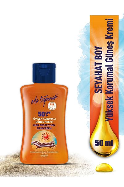 Eda Taşpınar Mini 50 ml High Protection Travel Sunscreen - SPF50+