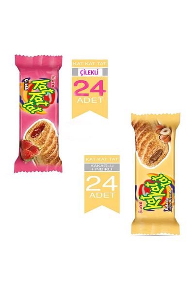 Ülker 24 Pieces 25 Gr Layer Taste Cocoa - Strawberry