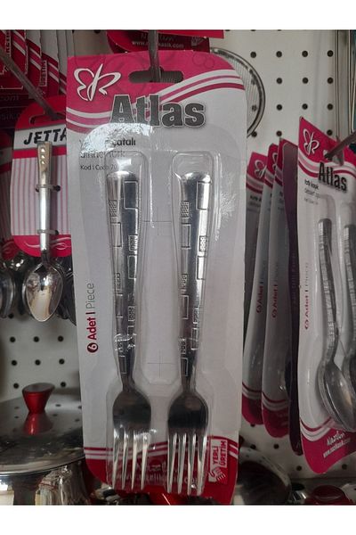 Atlas Chrome 6-Piece Dinner Fork
