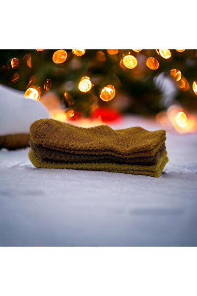 Black Arden Socks 3 Çift Kışlık Bölgesel havlu Patik Çorap