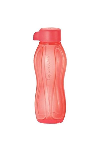 Tupperware زجاجة صديقة للبيئة سعة 310 مل بغطاء لولبي بلون مرجاني