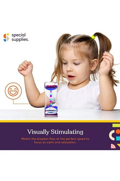 Yenigeldi Bubble Time Clock, Liquid Hourglass,Lav Lamp Hourglass,Water Bubble,Sensory Toy,Fidget Toy