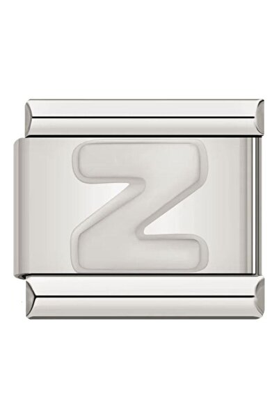 Naturel Tılsım حلية إيطالية من الفولاذ المقاوم للصدأ باللون الفضي على شكل حرف...