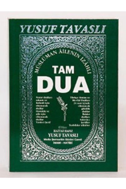 Tavaslı Yayınları Tam Duâ Kitabı (mânâ Ve Anlamlarıyla)