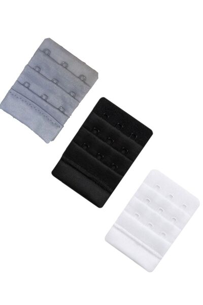 Askıda 3 قطع من حمالة الصدر ذات المشابك الثلاثة ومشبك تثبيت للتمديد الخلفي