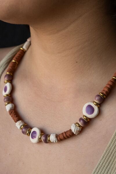 Serenite Purple Suolo Earth Necklace