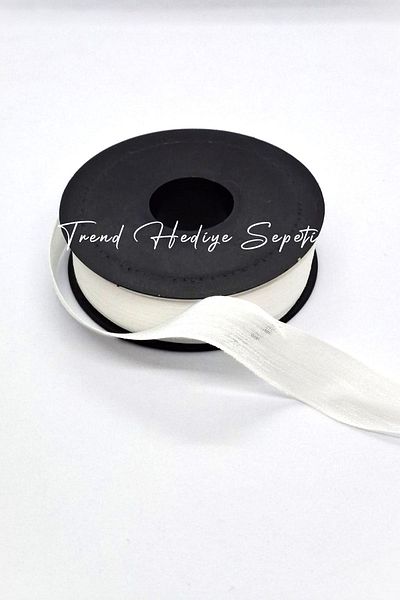 Trend Hediye Sepeti 20 Meters Linen Ribbon Nope - Dowry Chest, Wedding Candy Gift, 2.5 Cm