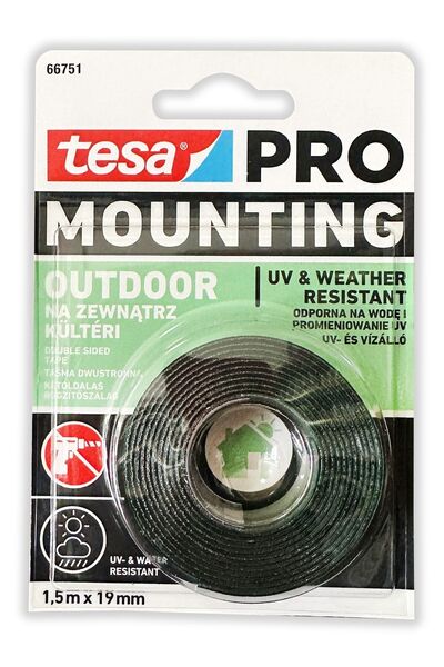 Tesa 66751 Dış Mekan Montaj Bandı 1,5 Metre X 19 Mm